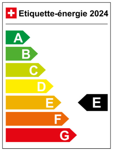 Etiquette-énergie: E